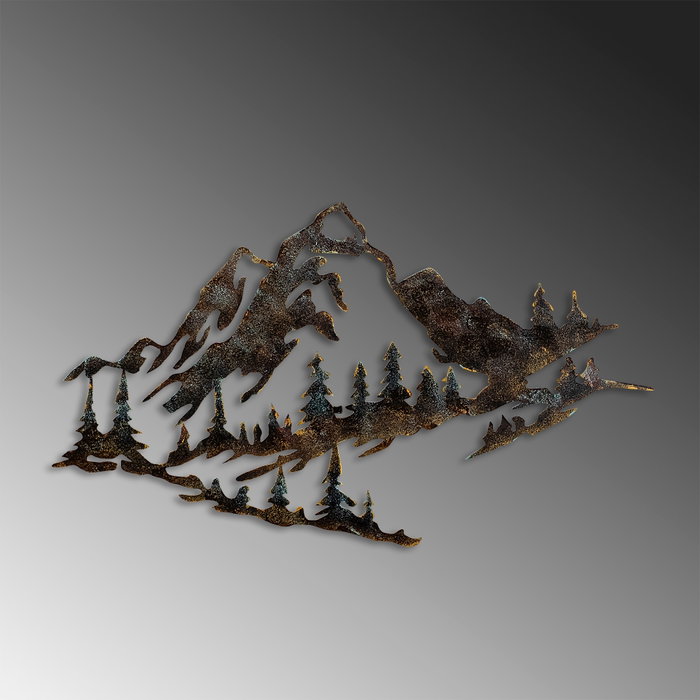 Wallity Mountain - 1 Escultura de Pared Multicolor